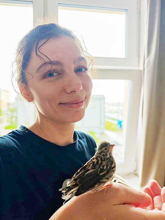 Так получилось, что «гнездом» для маленькой овсянки-крошки стала обычная городская квартира, а «мамой» и «папой» – обычные жители Анадыря. ФОТО: ИЗ АРХИВА ЗЕМФИРЫ АЗАМАТОВОЙ