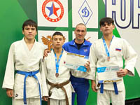 Чукотские дзюдоисты взяли две бронзовые медали на представительном турнире «Юный динамовец» в Хабаровске