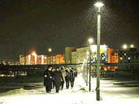 Уличное освещение обновлено в Певеке на «Аллее любви» в рамках проекта инициативного бюджетирования